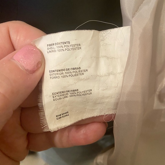 Esprit Vanilla Belted Hooded Spring Rain Jacket - Picture 9 of 10